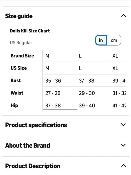 NWT Dolls Kill Baby Doll Dress Inspired Costume by Trickz N' Treatz size XL - Picture 3 of 7